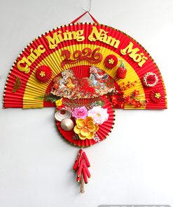 Set Quạt Đỏ Chúc Mừng Năm Mới